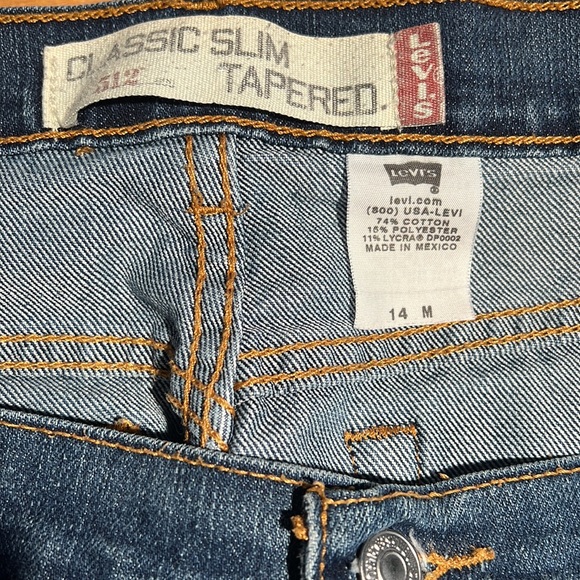 Levi’s 512 classic slim tapered jeans, 14M - Picture 3 of 5